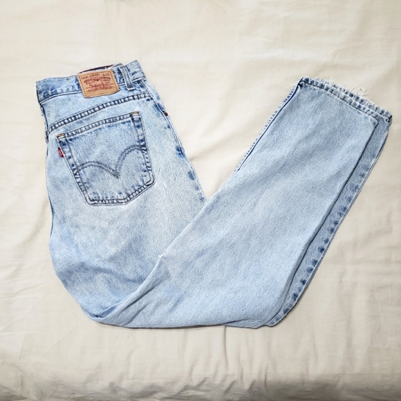 Levi's Denim - Vintage Levi's 505 Light Blue Denim Jeans 14L